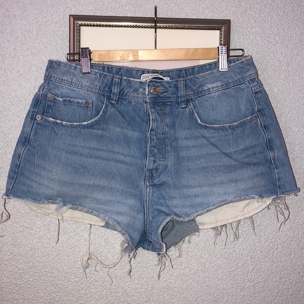 Zara Blue Jean Shorts